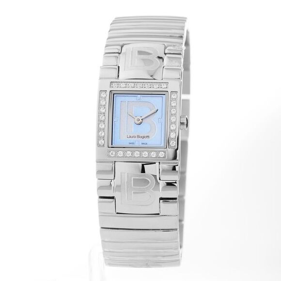 Laura Biagiotti Silver Stainless Steel Bracelet Women's Watch
